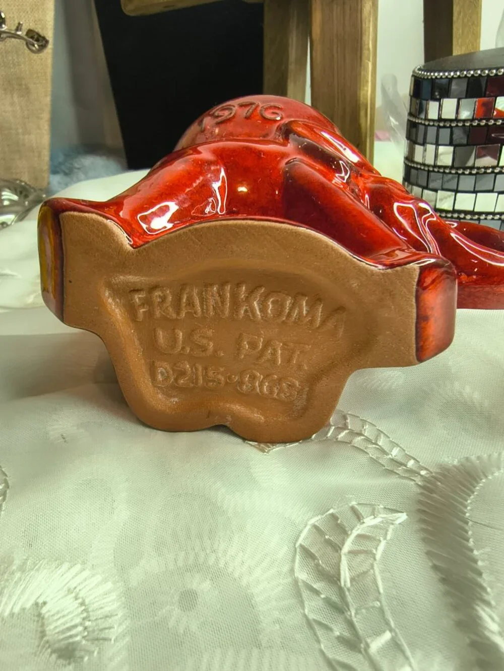 Francoma Rep. 1976 and 1977 Elephant Coffee Mugs